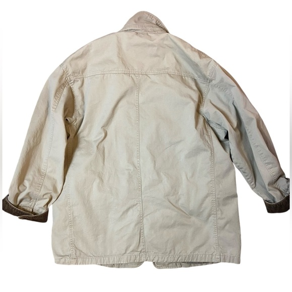 Vintage Men’s RoundTree & Yorke Outdoors Khaki Barn Chore Field Jacket XLT - Picture 3 of 10